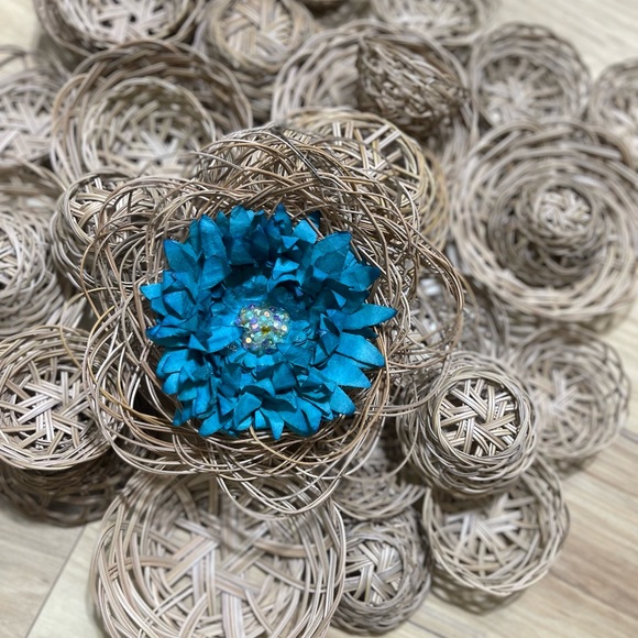 30 WICKER BASKETS BULK BUNDLE DIY CRAFTING BOHO DECOR Wind Chimes Mixed Lot - Picture 11 of 15